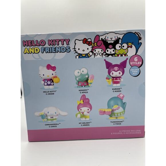 Jazwares Collectible Hello Kitty And Friends 6 Figure Pack Tropical Party Sealed - Picture 11 of 14